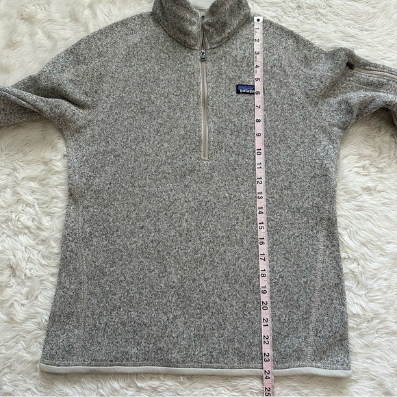 Patagonia Jacket Women's Better Sweater 1/4-Zip Fleece Pullover Pelican Sz S - Picture 11 of 12